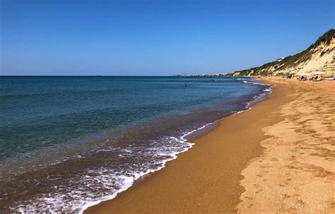 best sandy beaches in corfu